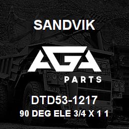 DTD53-1217 Sandvik 90 DEG ELE 3/4 X 1 1/16 | AGA Parts