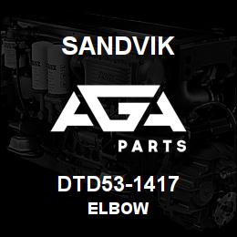 DTD53-1417 Sandvik ELBOW | AGA Parts