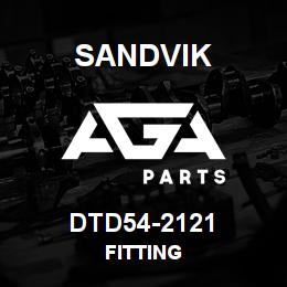 DTD54-2121 Sandvik FITTING | AGA Parts