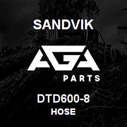 DTD600-8 Sandvik HOSE | AGA Parts