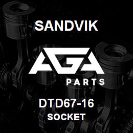 DTD67-16 Sandvik SOCKET | AGA Parts