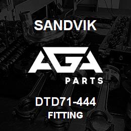 DTD71-444 Sandvik FITTING | AGA Parts