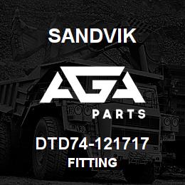 DTD74-121717 Sandvik FITTING | AGA Parts