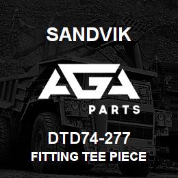 DTD74-277 Sandvik FITTING TEE PIECE | AGA Parts