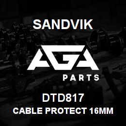 DTD817 Sandvik CABLE PROTECT 16MM | AGA Parts