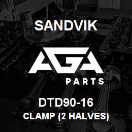 DTD90-16 Sandvik CLAMP (2 HALVES) | AGA Parts