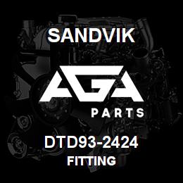 DTD93-2424 Sandvik FITTING | AGA Parts