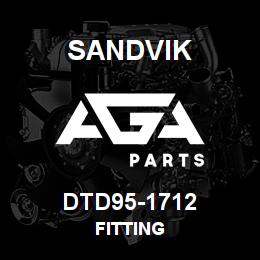 DTD95-1712 Sandvik FITTING | AGA Parts