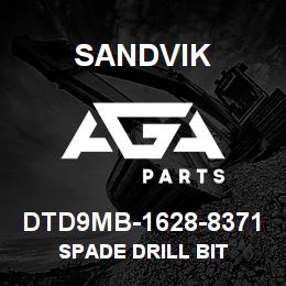 DTD9MB-1628-8371 Sandvik SPADE DRILL BIT | AGA Parts