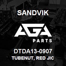 DTDA13-0907 Sandvik TUBENUT, RED JIC | AGA Parts