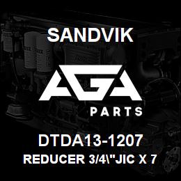 DTDA13-1207 Sandvik REDUCER 3/4"JIC X 7/16" JIC F/M | AGA Parts