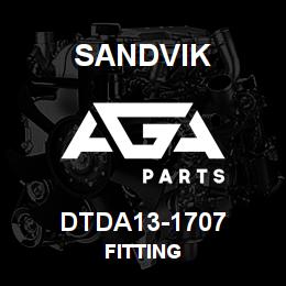 DTDA13-1707 Sandvik FITTING | AGA Parts