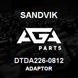 DTDA226-0812 Sandvik ADAPTOR | AGA Parts