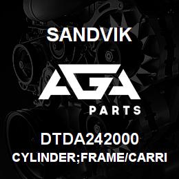 DTDA242000 Sandvik CYLINDER;FRAME/CARRIAGE 1150(LOWERED | AGA Parts