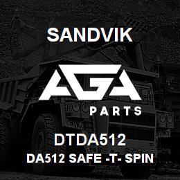 DTDA512 Sandvik DA512 SAFE -T- SPIN | AGA Parts