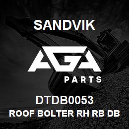 DTDB0053 Sandvik ROOF BOLTER RH RB DB0053 RB | AGA Parts