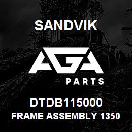 DTDB115000 Sandvik FRAME ASSEMBLY 1350 | AGA Parts