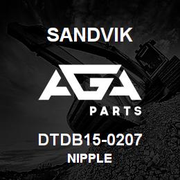 DTDB15-0207 Sandvik NIPPLE | AGA Parts