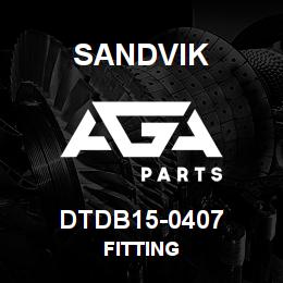 DTDB15-0407 Sandvik FITTING | AGA Parts