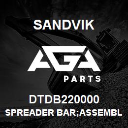 DTDB220000 Sandvik SPREADER BAR;ASSEMBLY 1350 | AGA Parts