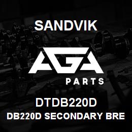 DTDB220D Sandvik DB220D SECONDARY BREAKER | AGA Parts