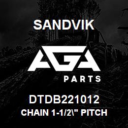 DTDB221012 Sandvik CHAIN 1-1/2" PITCH 1350 VAB | AGA Parts