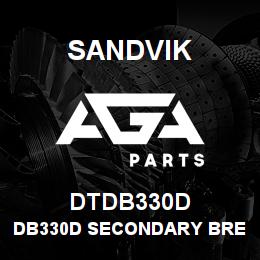 DTDB330D Sandvik DB330D SECONDARY BREAKER | AGA Parts