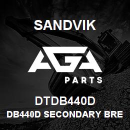 DTDB440D Sandvik DB440D SECONDARY BREAKER | AGA Parts