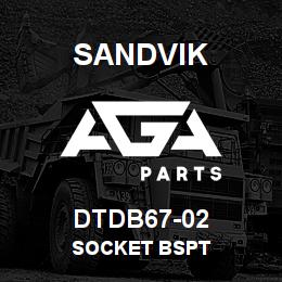DTDB67-02 Sandvik SOCKET BSPT | AGA Parts