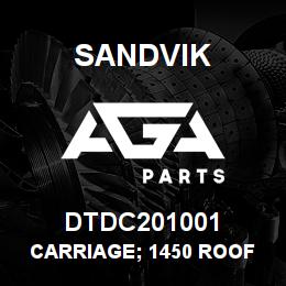 DTDC201001 Sandvik CARRIAGE; 1450 ROOF BOLTER | AGA Parts