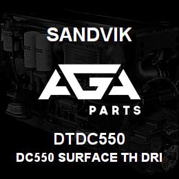 DTDC550 Sandvik DC550 SURFACE TH DRILL | AGA Parts