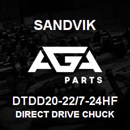 DTDD20-22/7-24HF Sandvik DIRECT DRIVE CHUCK | AGA Parts