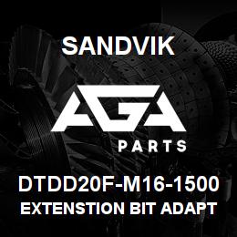 DTDD20F-M16-1500 Sandvik EXTENSTION BIT ADAPTOR 1500MM | AGA Parts