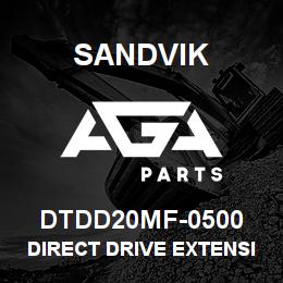 DTDD20MF-0500 Sandvik DIRECT DRIVE EXTENSION ROD 500MM | AGA Parts