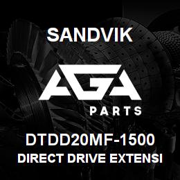 DTDD20MF-1500 Sandvik DIRECT DRIVE EXTENSION ROD 1500MM | AGA Parts