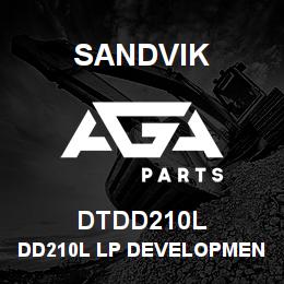 DTDD210L Sandvik DD210L LP DEVELOPMENT DRILL | AGA Parts