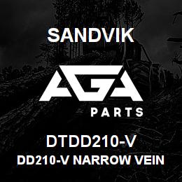 DTDD210-V Sandvik DD210-V NARROW VEIN DRILL | AGA Parts