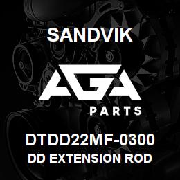 DTDD22MF-0300 Sandvik DD EXTENSION ROD | AGA Parts