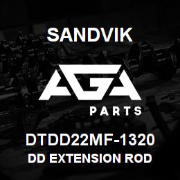 DTDD22MF-1320 Sandvik DD EXTENSION ROD | AGA Parts