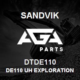 DTDE110 Sandvik DE110 UH EXPLORATION DRILL | AGA Parts