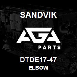DTDE17-47 Sandvik ELBOW | AGA Parts