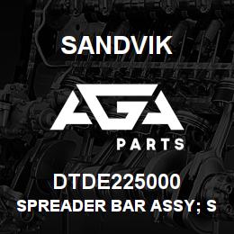 DTDE225000 Sandvik SPREADER BAR ASSY; SPRING ADJUSTMENT | AGA Parts