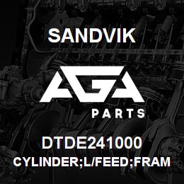 DTDE241000 Sandvik CYLINDER;L/FEED;FRAME/CARRIAGE 1650 | AGA Parts