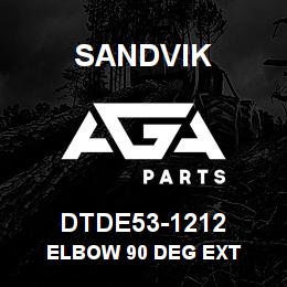DTDE53-1212 Sandvik ELBOW 90 DEG EXT | AGA Parts