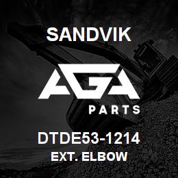 DTDE53-1214 Sandvik EXT. ELBOW | AGA Parts