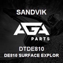 DTDE810 Sandvik DE810 SURFACE EXPLORATION DRILL | AGA Parts