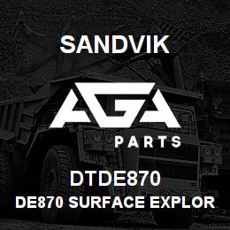 DTDE870 Sandvik DE870 SURFACE EXPLORATION DRILL | AGA Parts