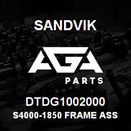 DTDG1002000 Sandvik S4000-1850 FRAME ASSEMBLY L/HAND | AGA Parts