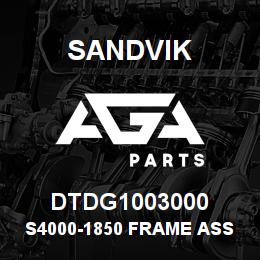 DTDG1003000 Sandvik S4000-1850 FRAME ASSEMBLY R/HAND | AGA Parts