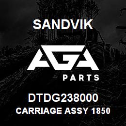 DTDG238000 Sandvik CARRIAGE ASSY 1850 | AGA Parts